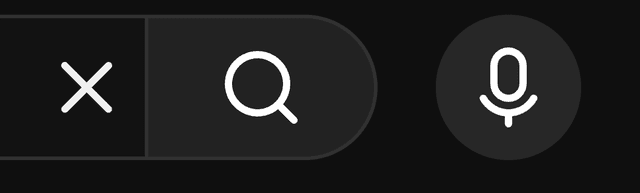 YouTube search bar microphone misalignment